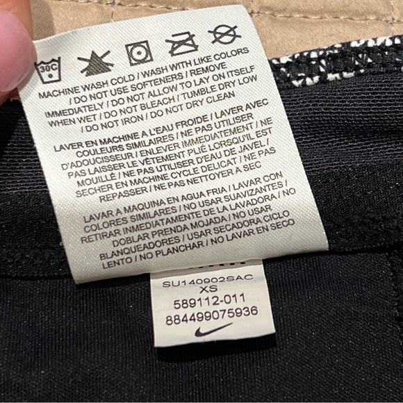 Nike | EUC! Epic *LUX* Tights Dri-Fit Running Reflective Long Leggings Geometric - Picture 5 of 15